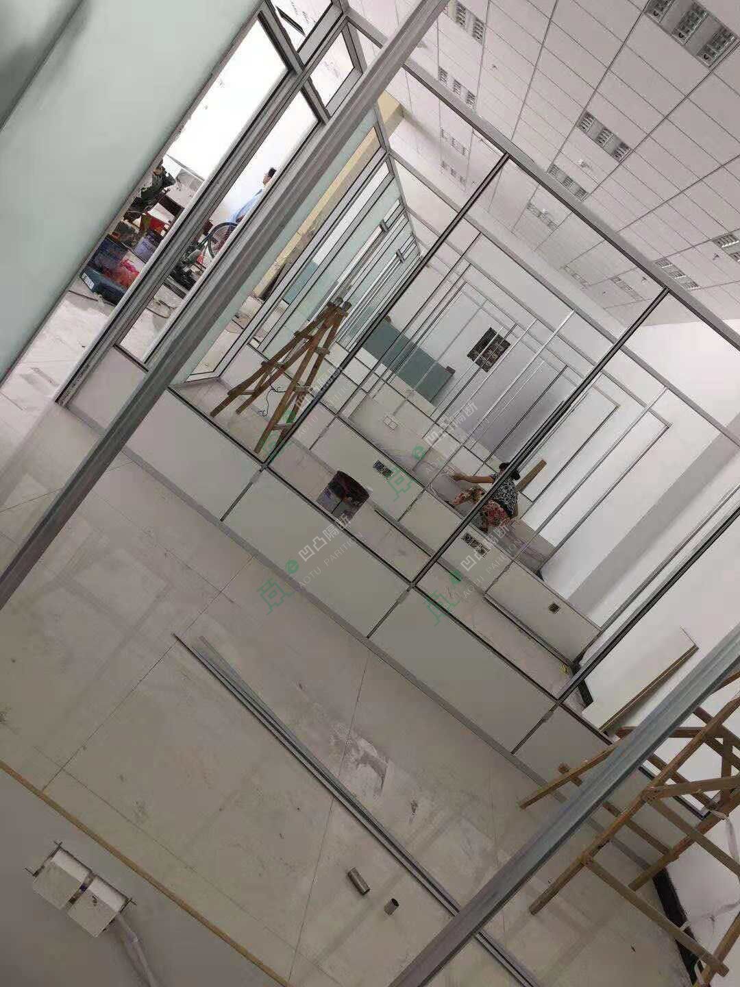 政府項目玻璃隔墻_玻璃隔斷廠家_[承接]安慶市社保中心筑夢新區(qū)駐點公室玻璃隔斷工程